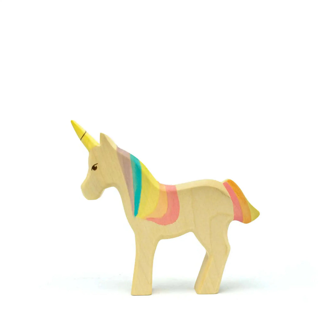 Holzfigur Regenbogen Einhorn