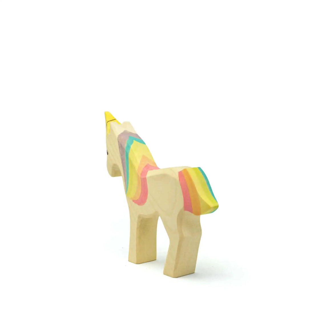 Holzfigur Regenbogen Einhorn