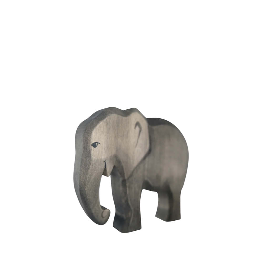 Wooden Figure Elephant Cow