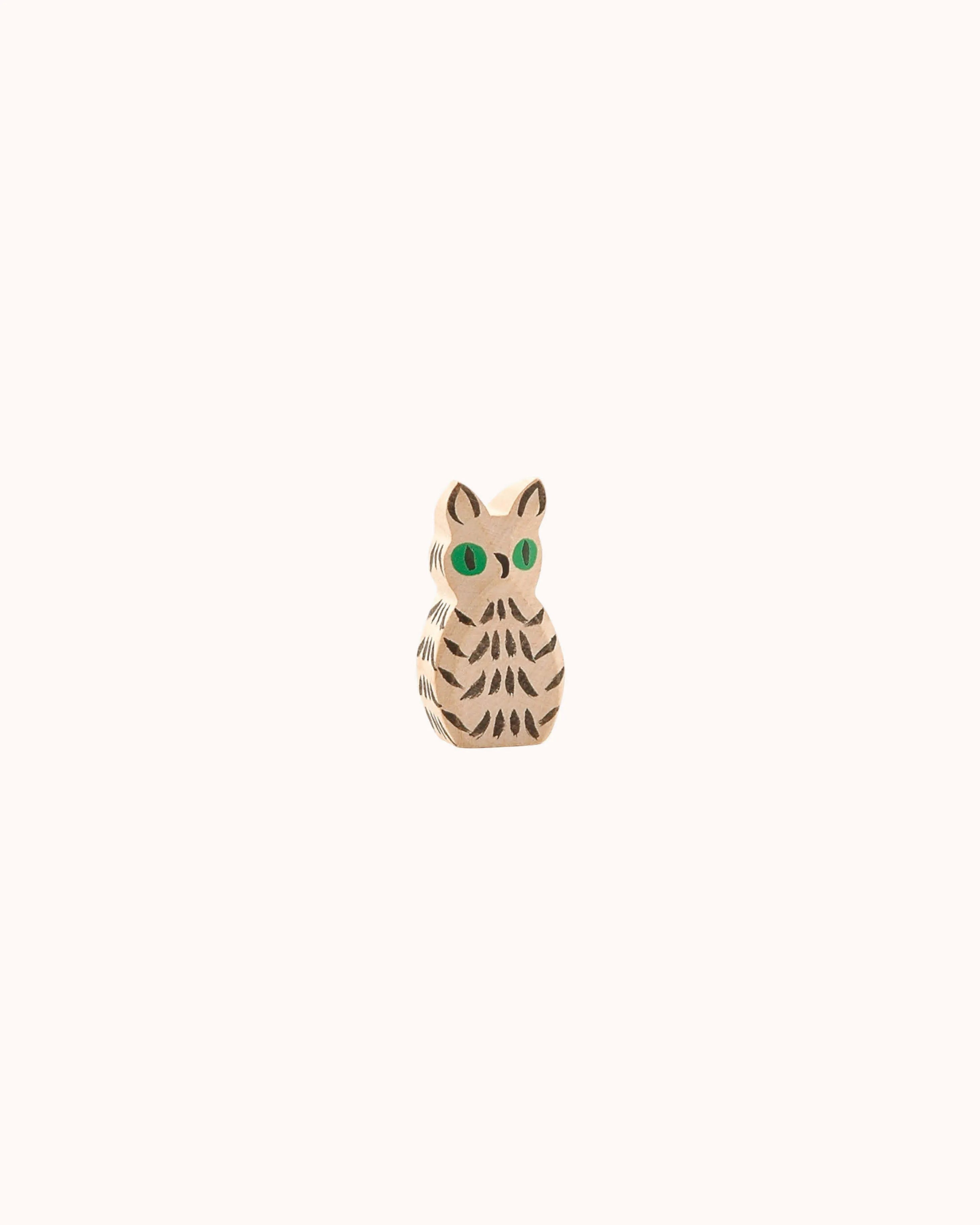 Wooden Figure white Owl