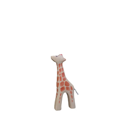 figurine en bois petite girafe