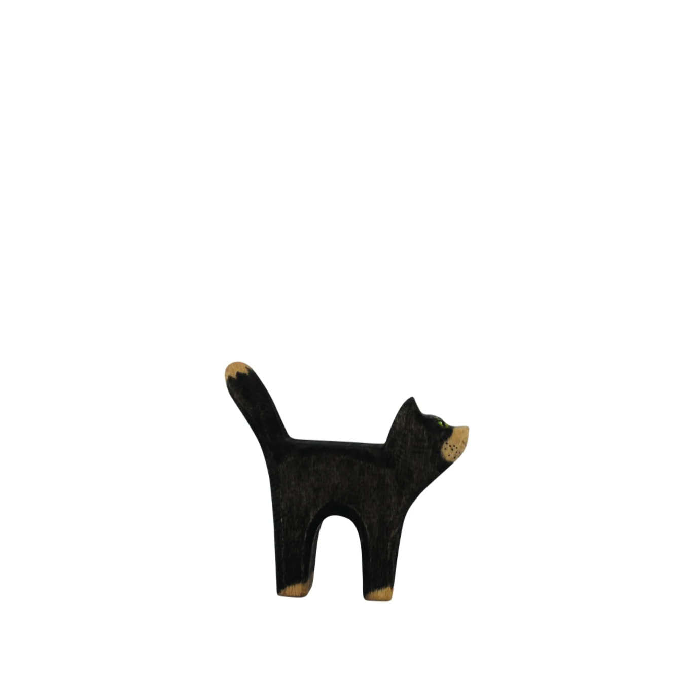 Wooden Figure Cat of the Bremen Town Musicians