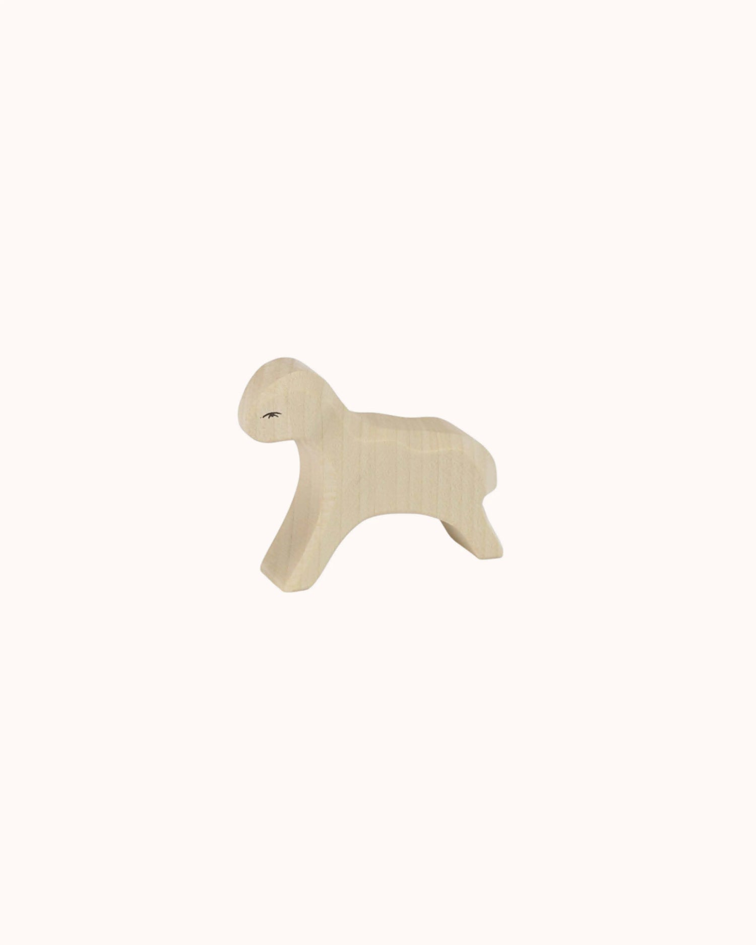 Wooden Figure Lamb running