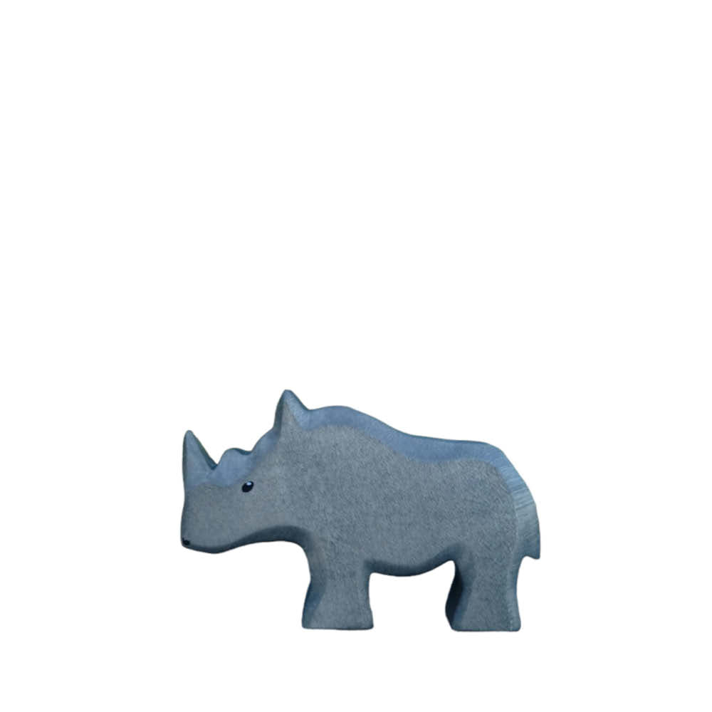 Wooden Figure Rhino