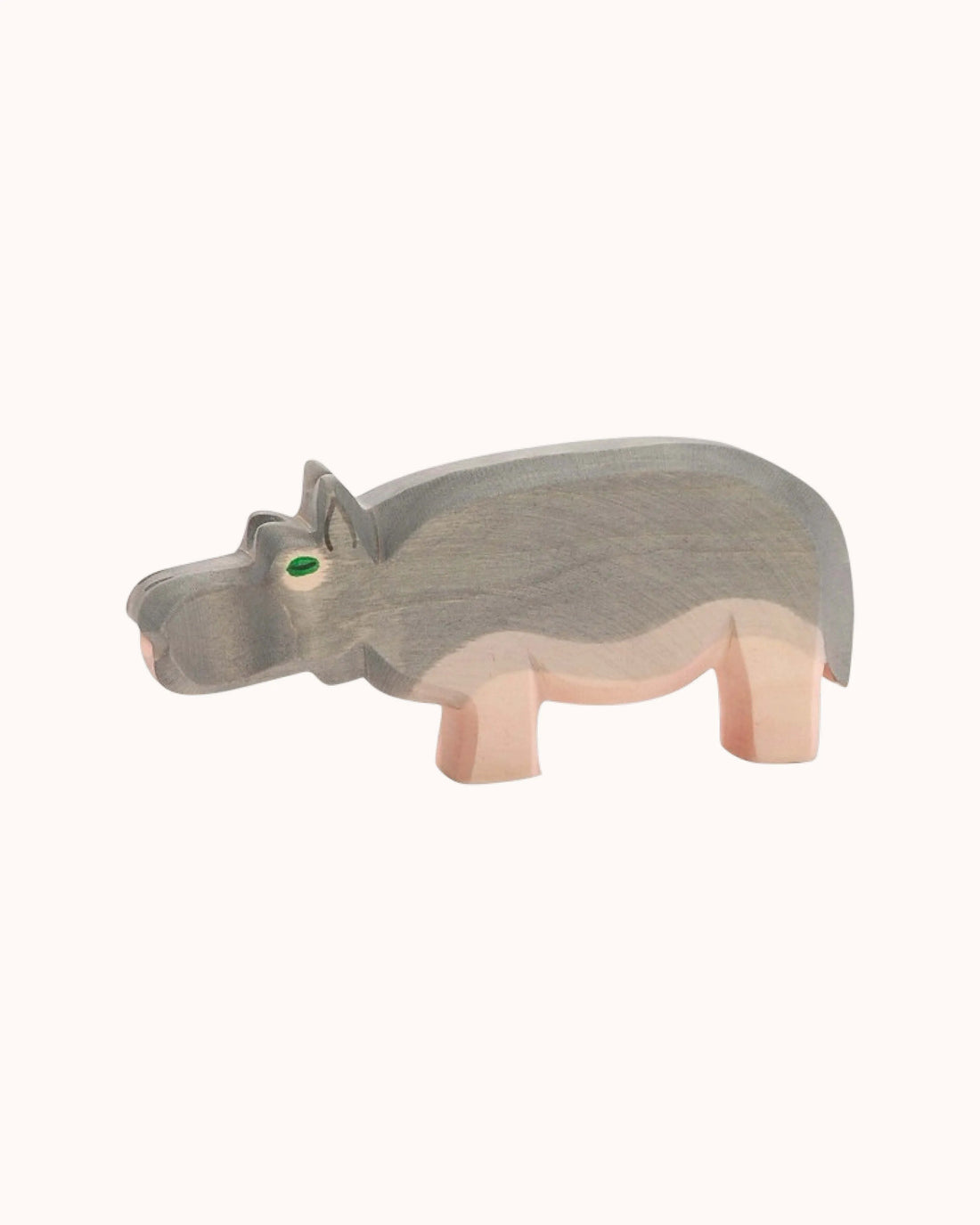 Holzfigur Nilpferd
