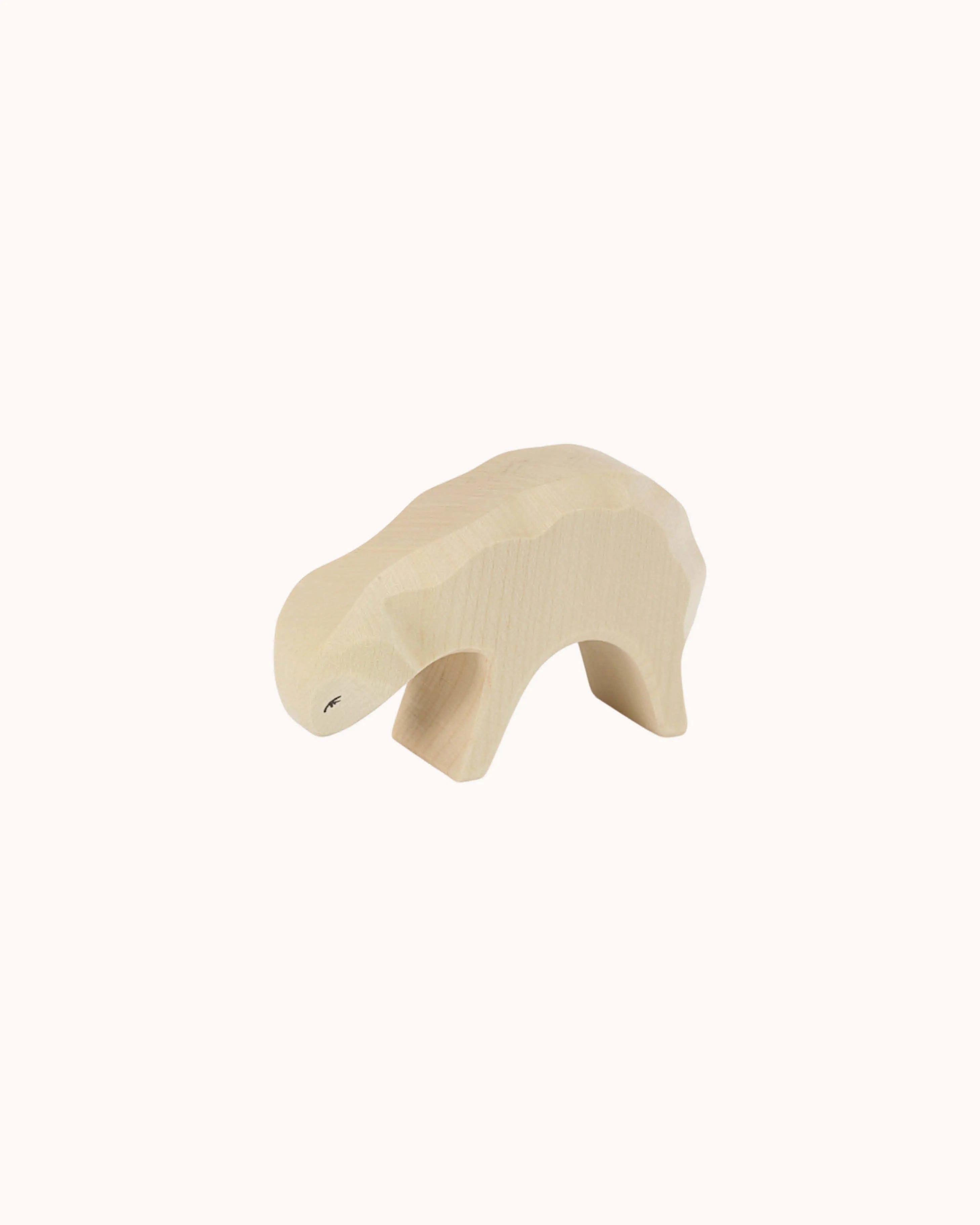 Wooden Figure Sheep eating
