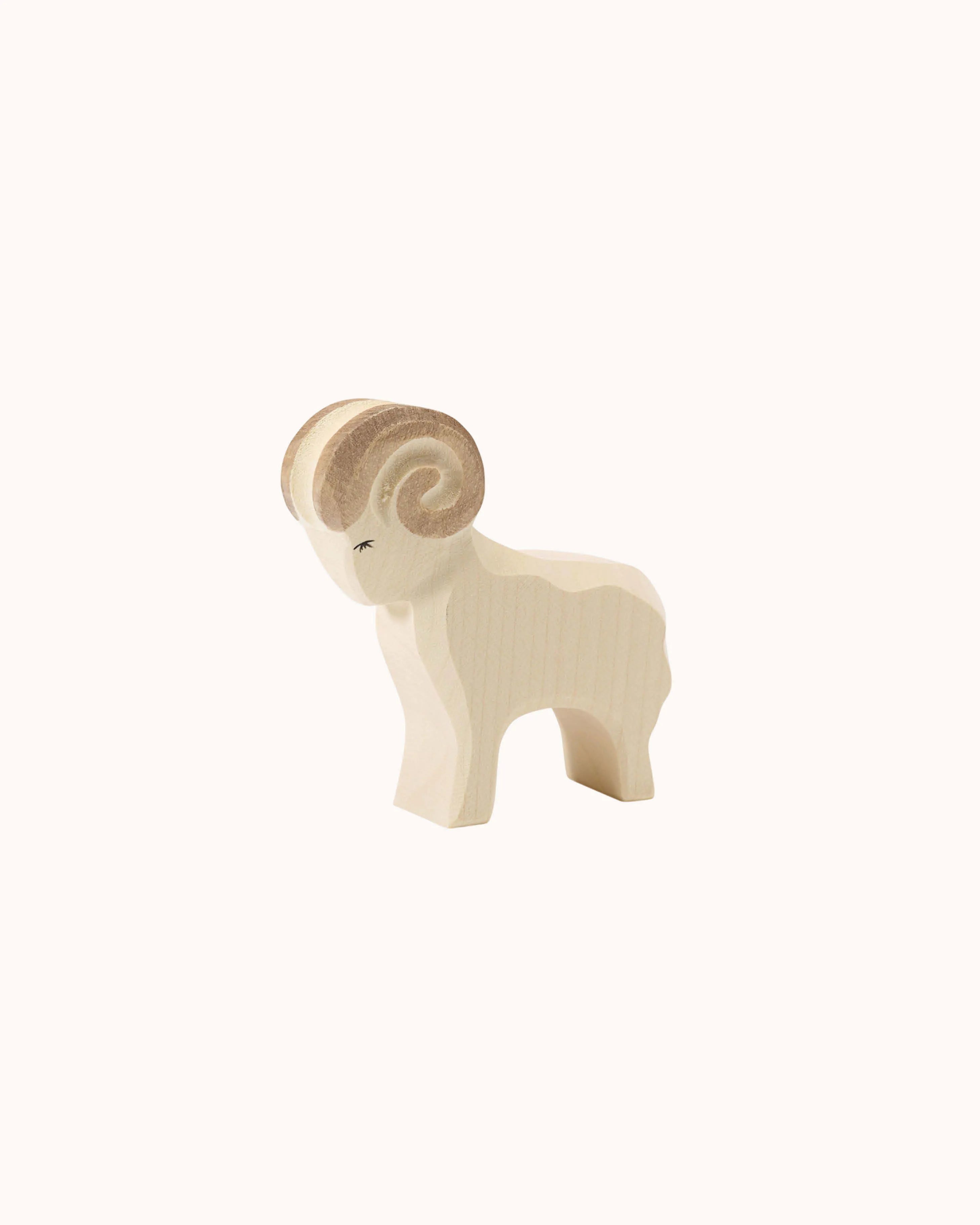 Holzfigur Schafbock