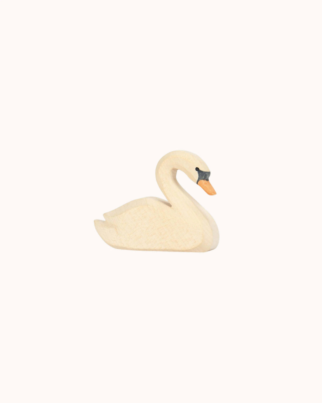 Holzfigur Schwan
