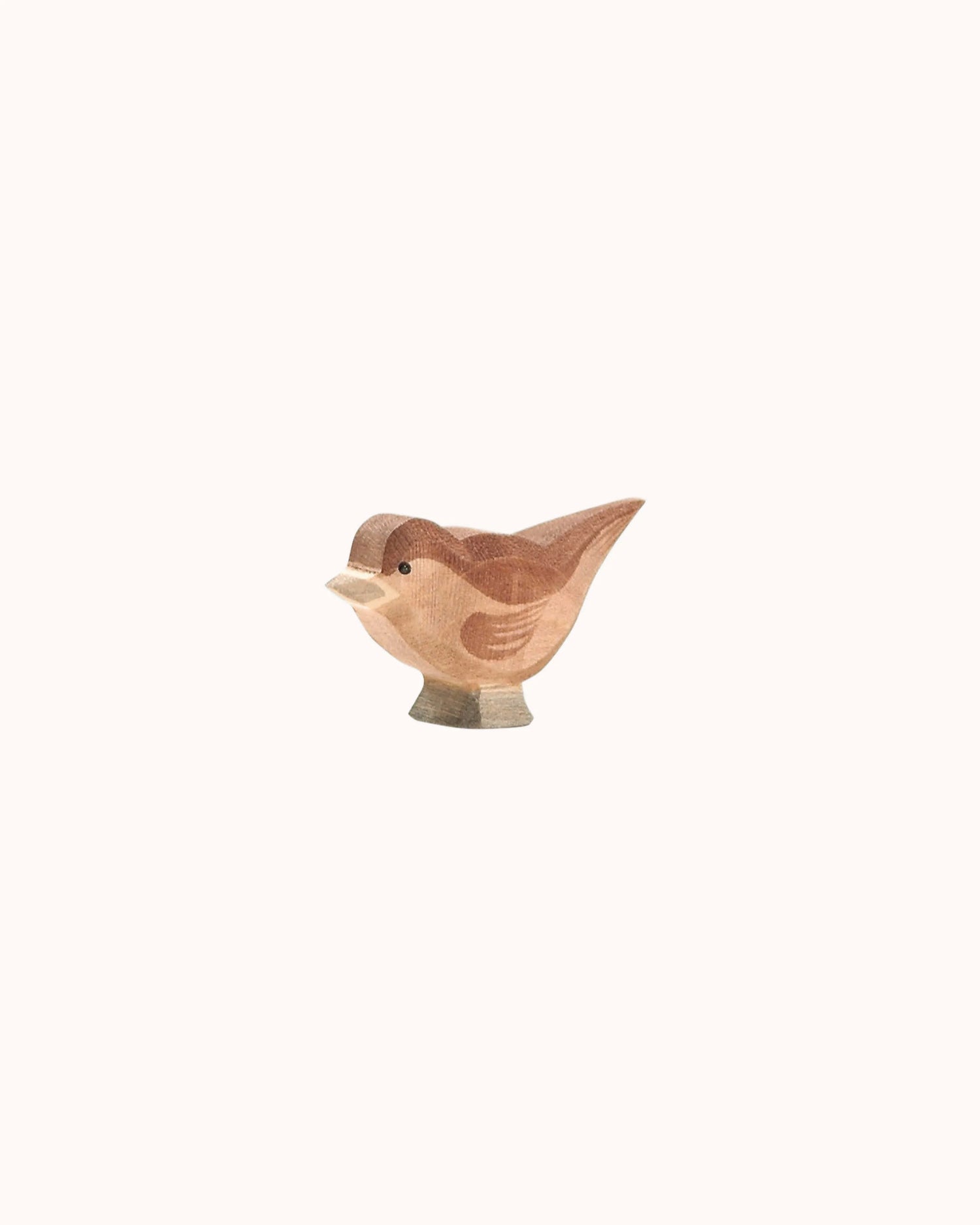 Holzfigur Spatz