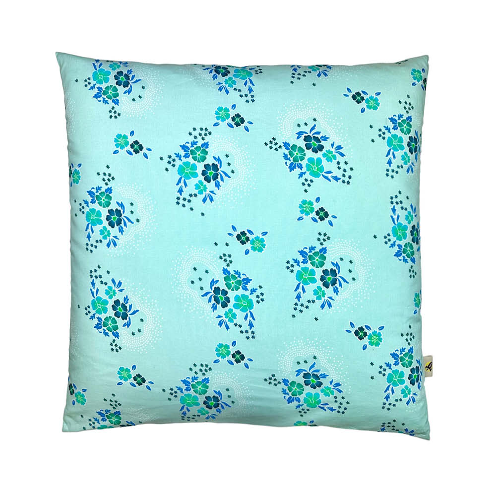 Coussin Humpty Dumpty en bleu folklorique