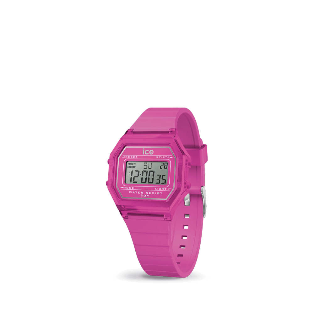 Ice Digit Retro in neon pink