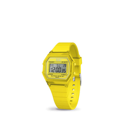 Ice Digit Retro in electric yellow