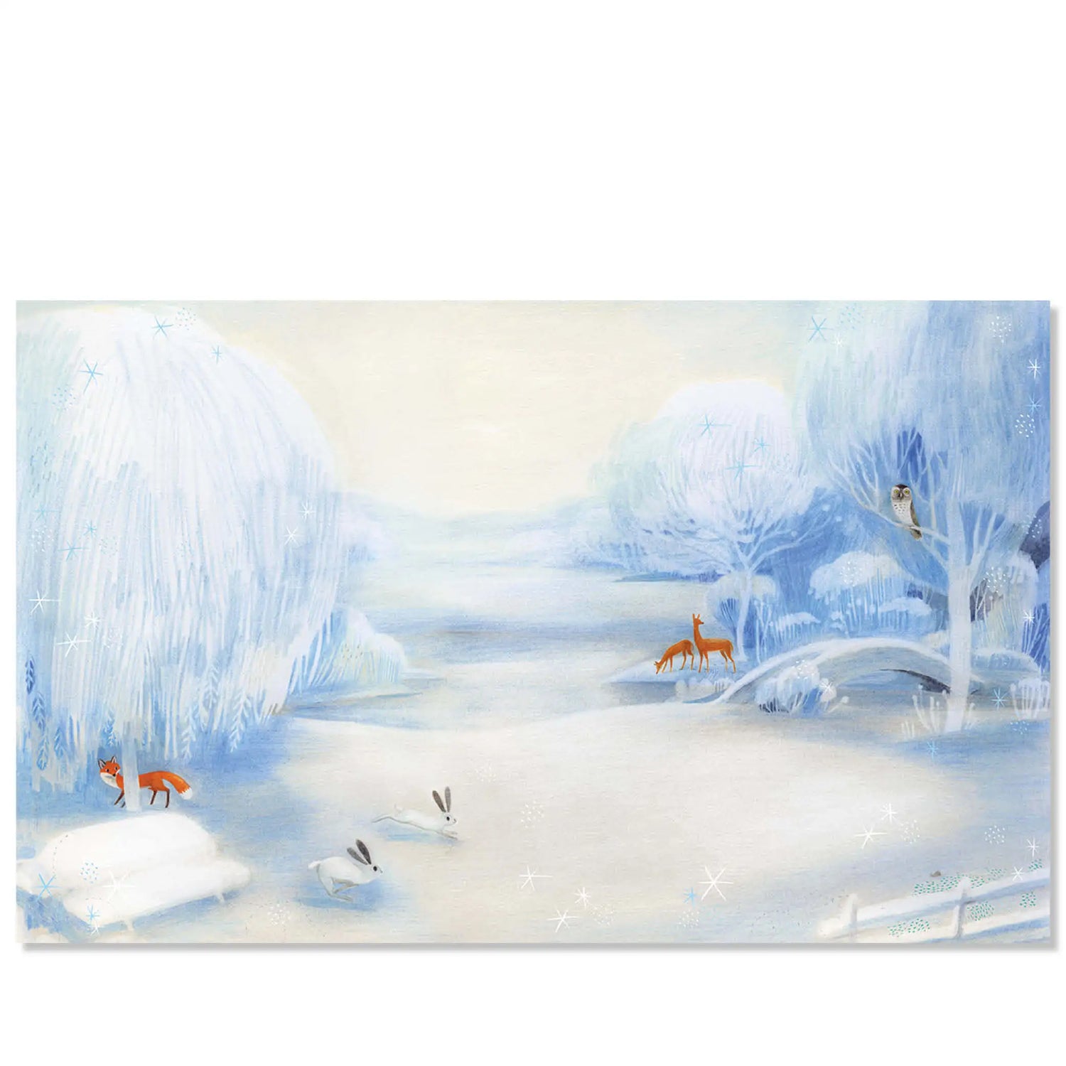 In einer weißen Winternacht