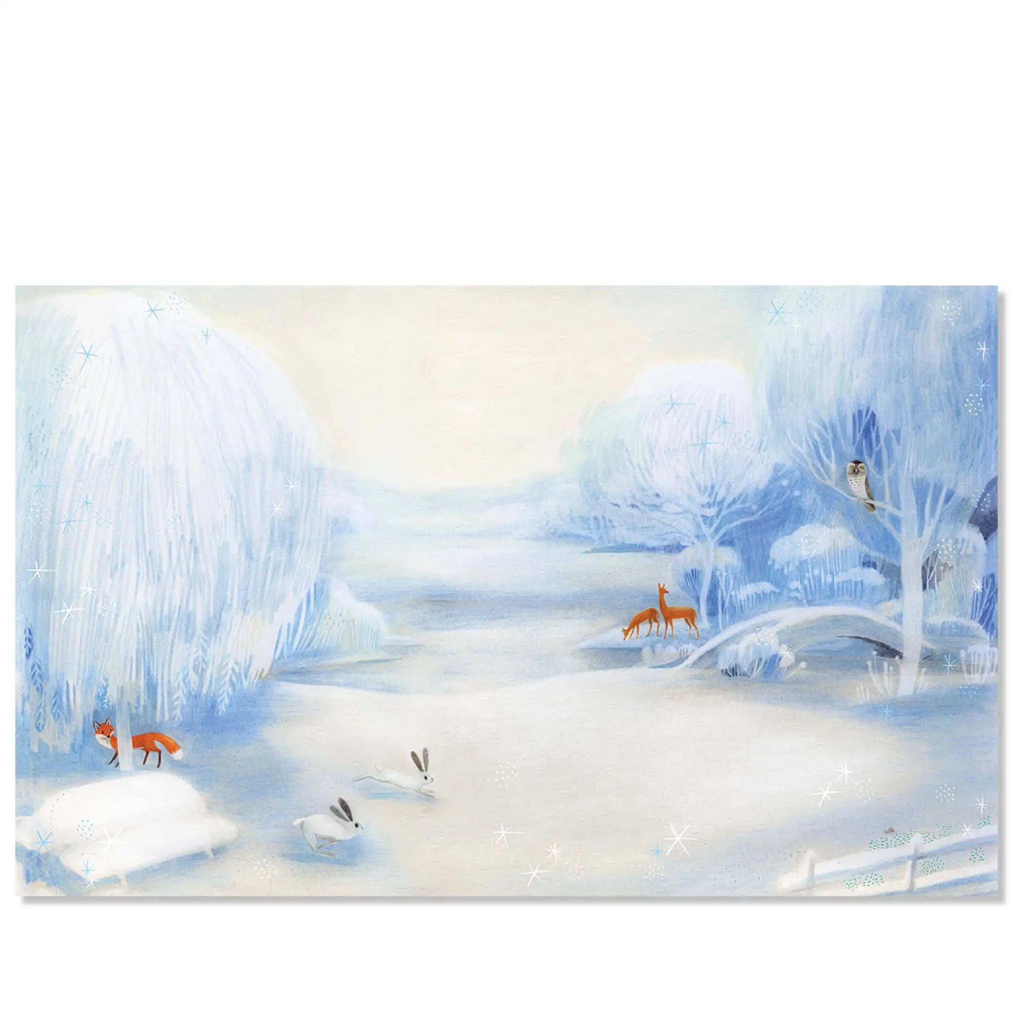 In einer weißen Winternacht