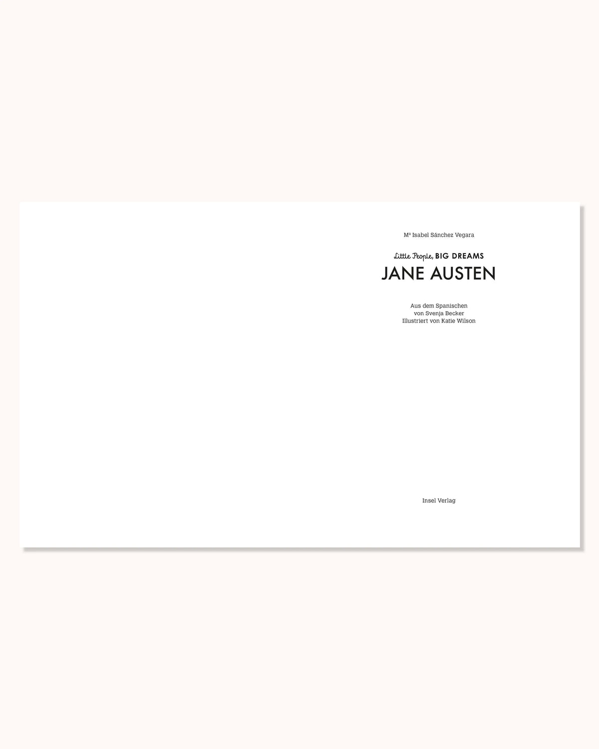 Little People, Big Dreams – Jane Austen