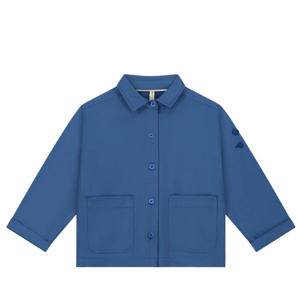 POP Twill Overshirt in blue moon