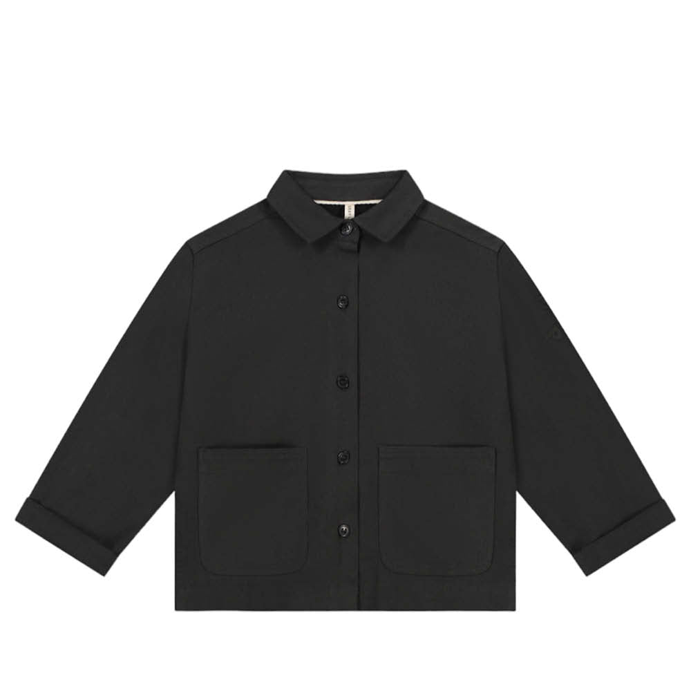 Chemise en sergé POP presque noire