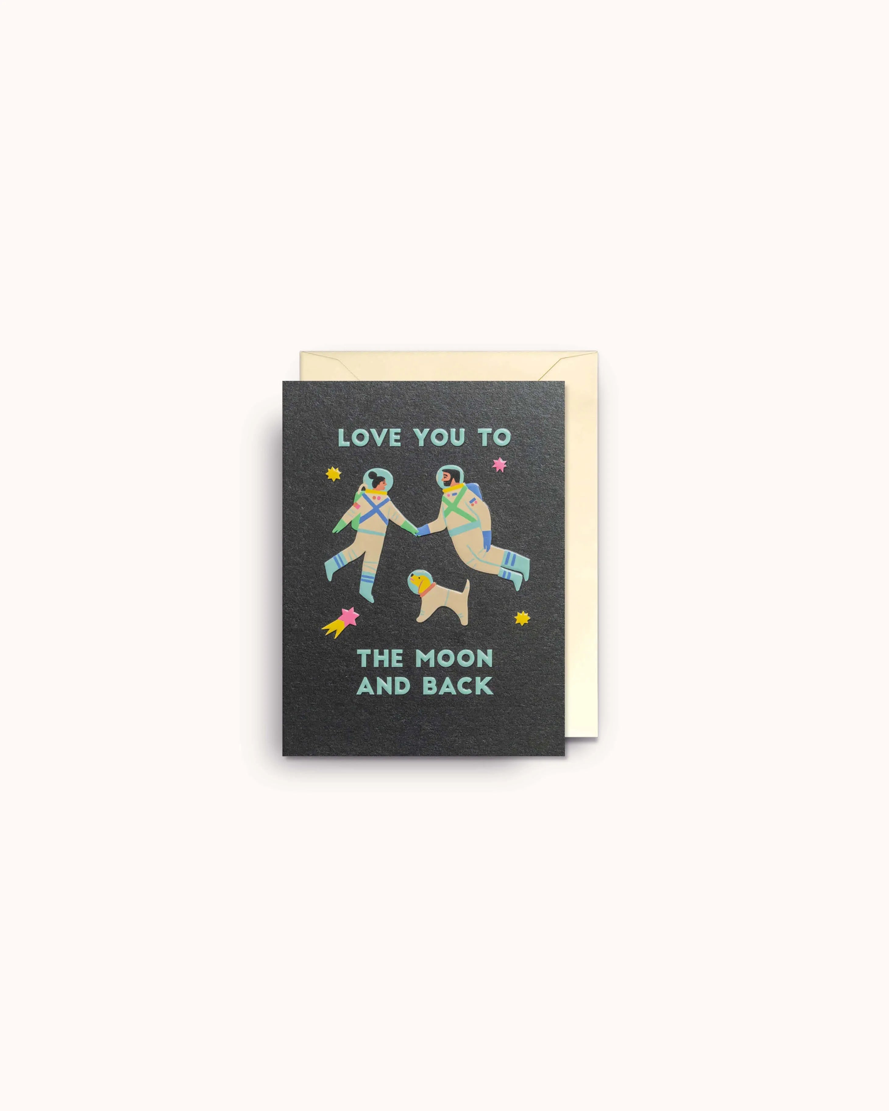 Love You to the Moon and Back Mini Card