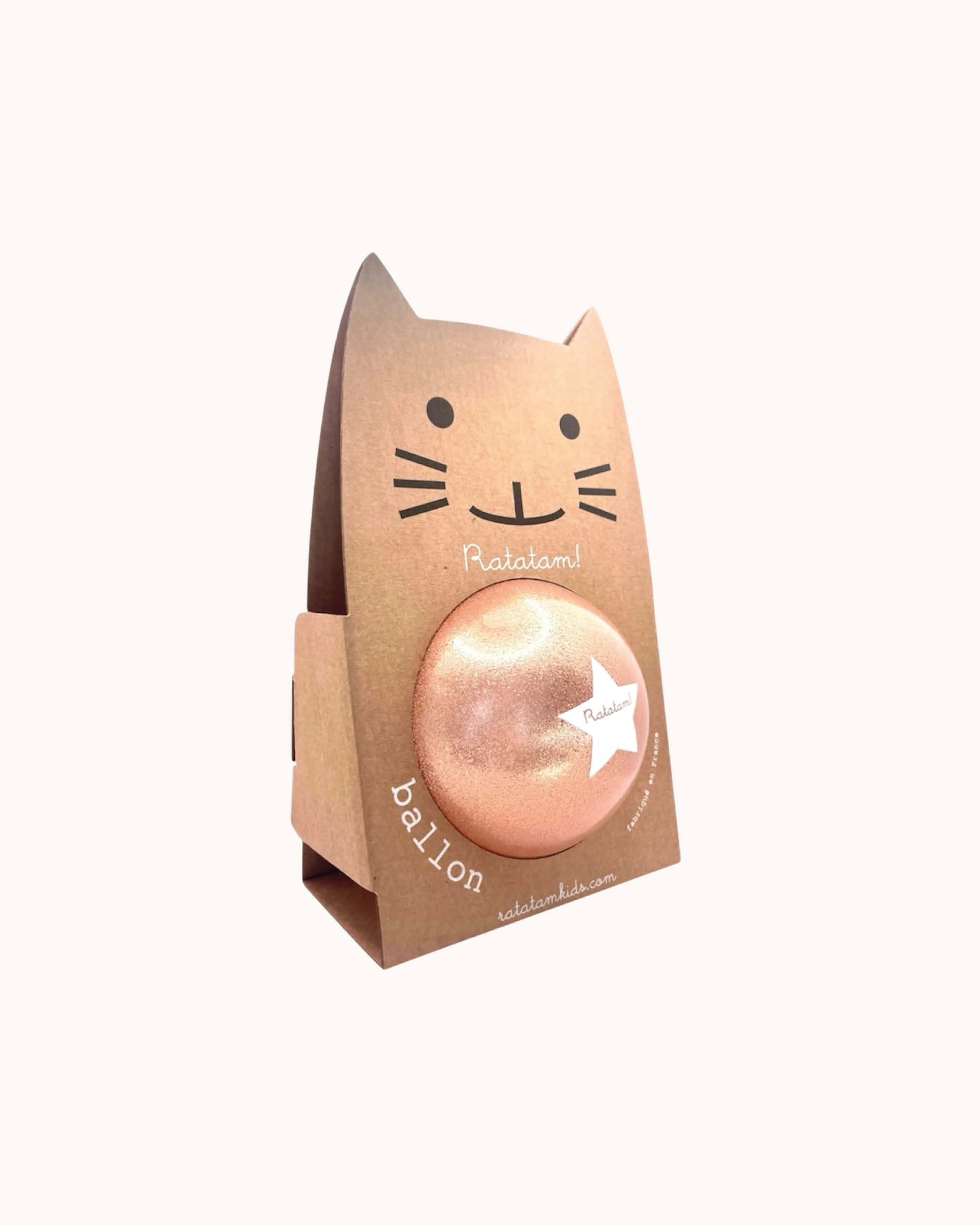 Katze Ball in kupfer