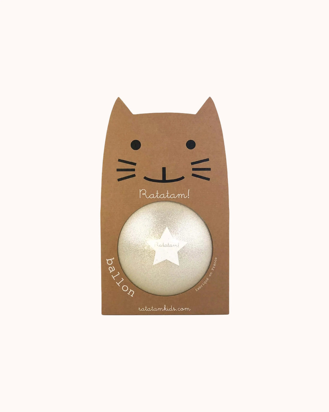 Katze Ball in perlmutt