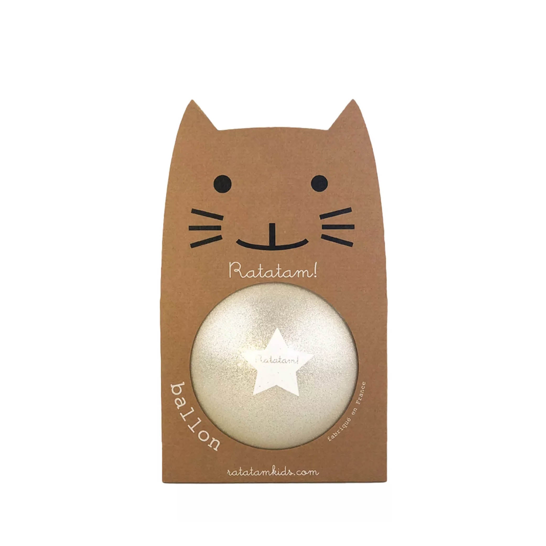 Katze Ball in perlmutt