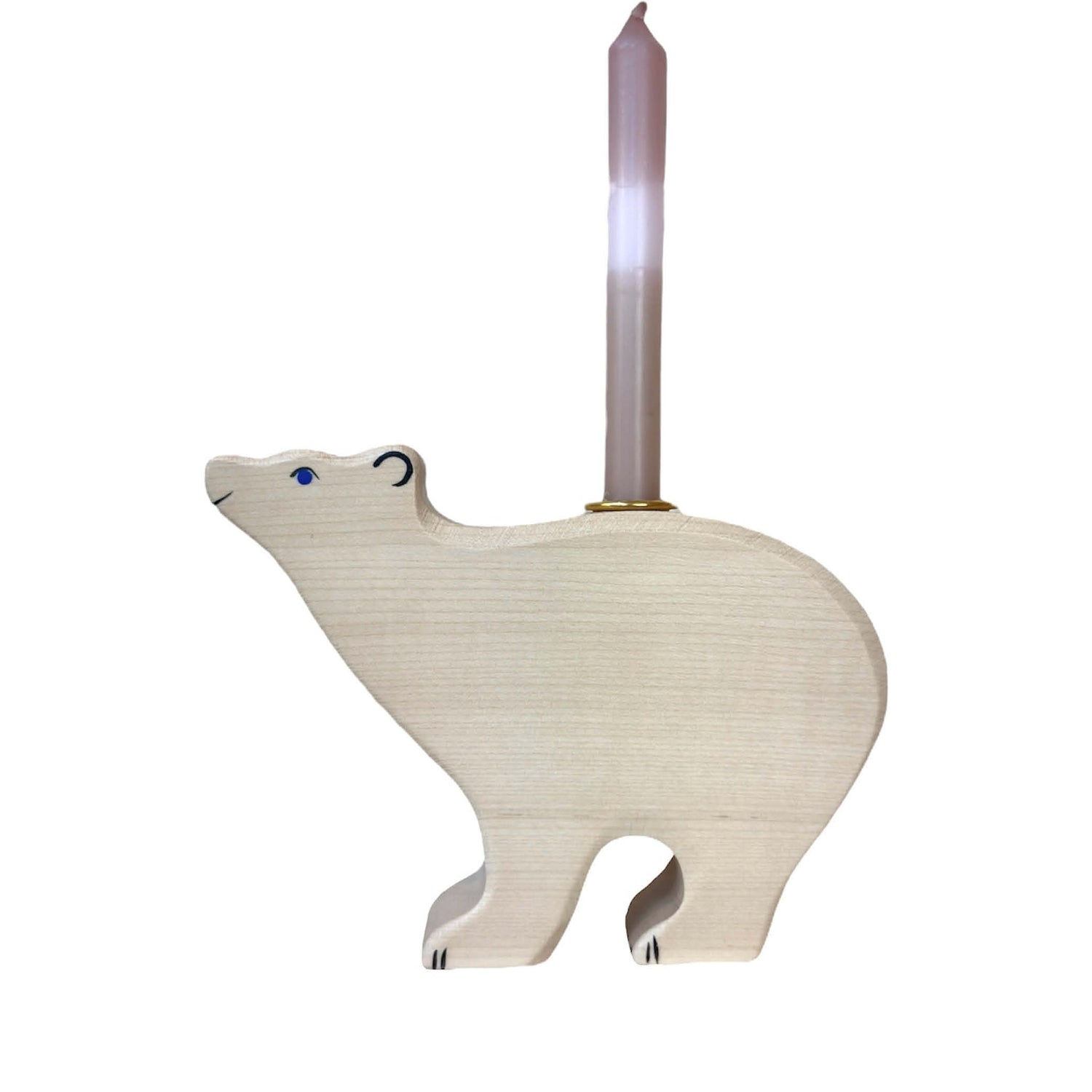 Bougeoirs Ours Blanc
