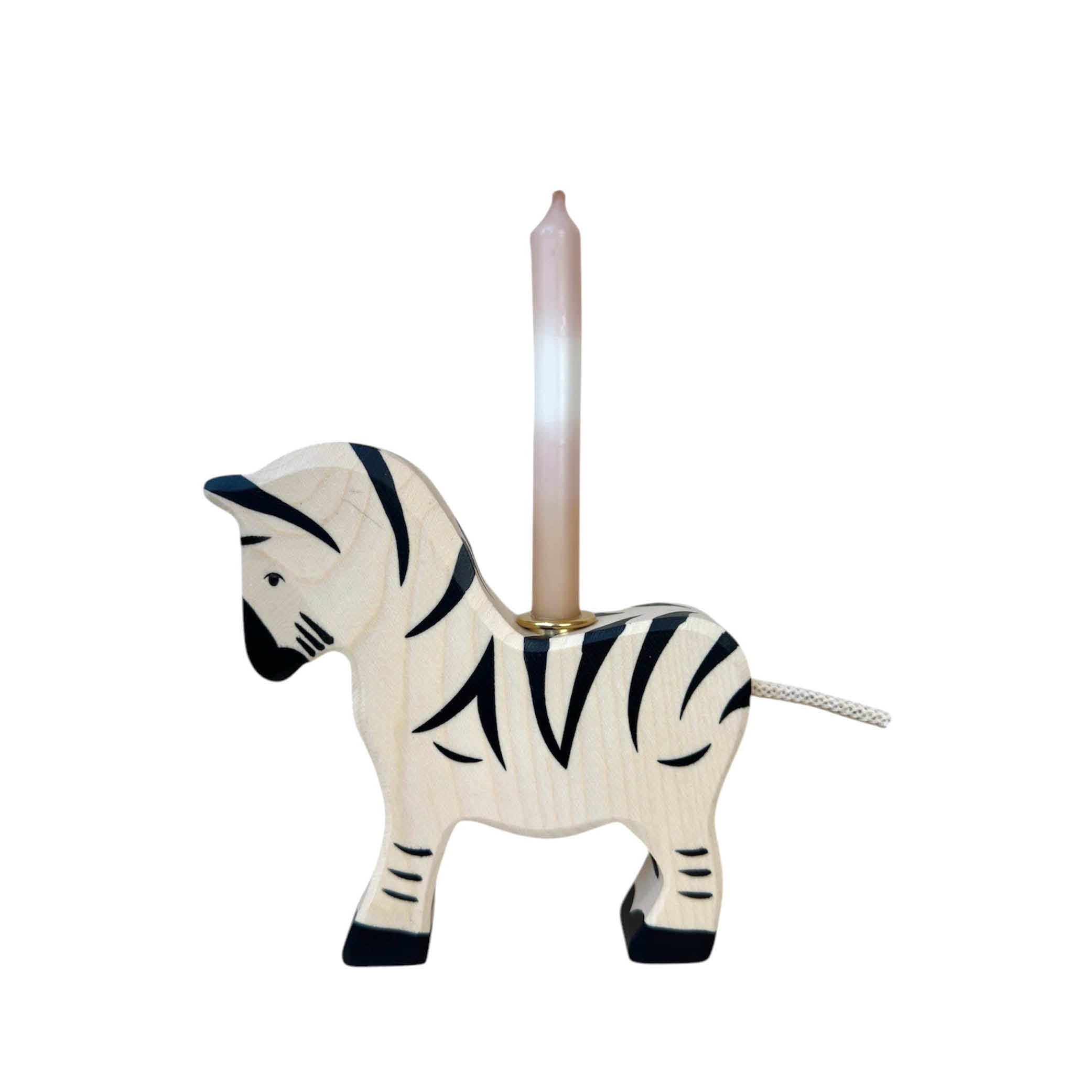 Candle Holder Zebra