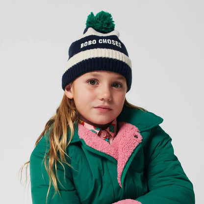 Gestreifte Beanie Bobo Choses