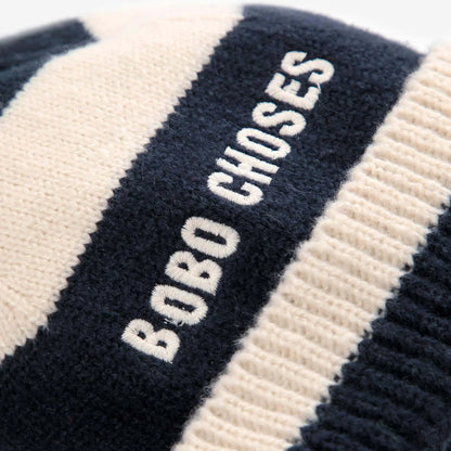Gestreifte Beanie Bobo Choses