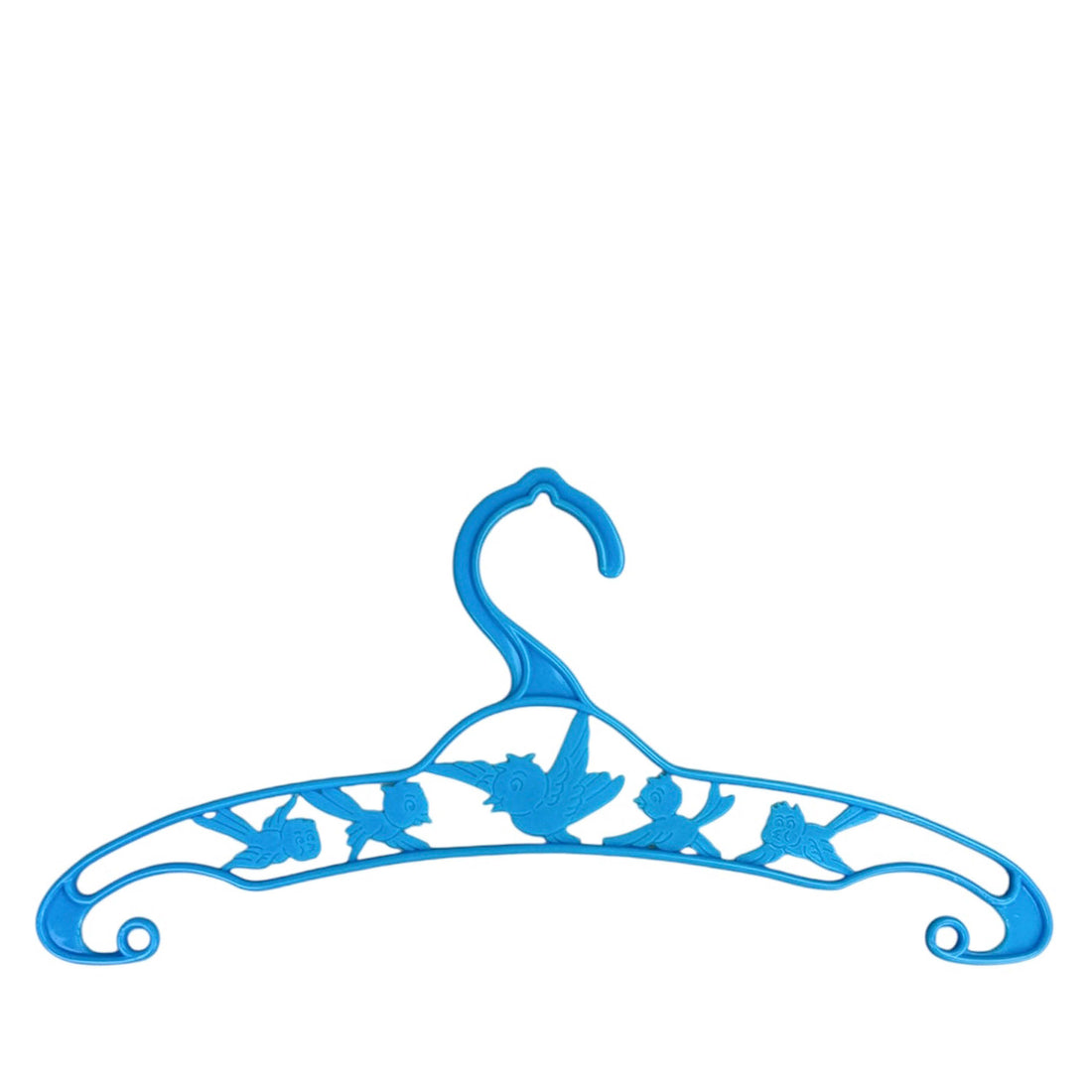Kinder Kleiderbügel mit Vogelmotiv in blau