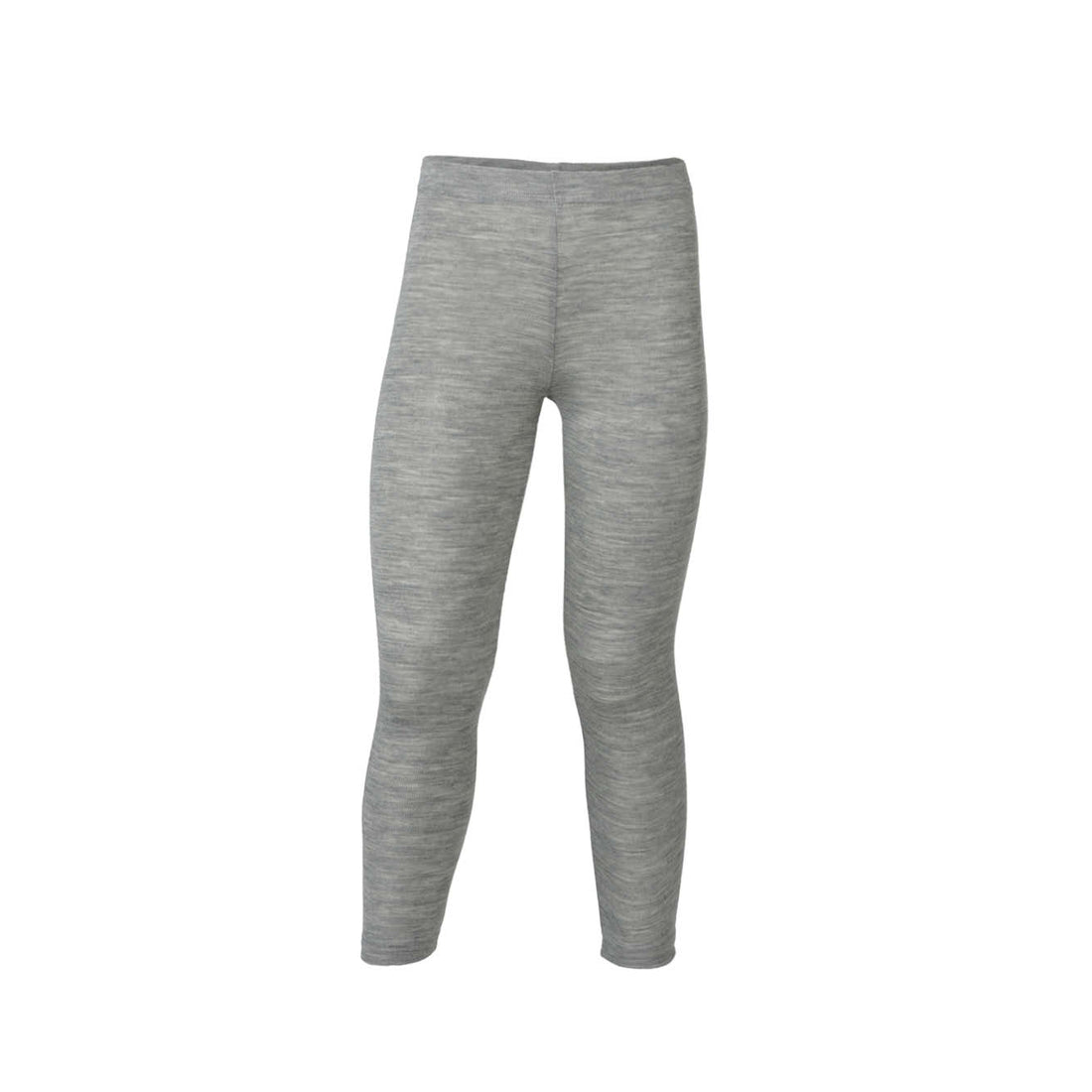 Leggings aus Wolle/Seide in gray melange