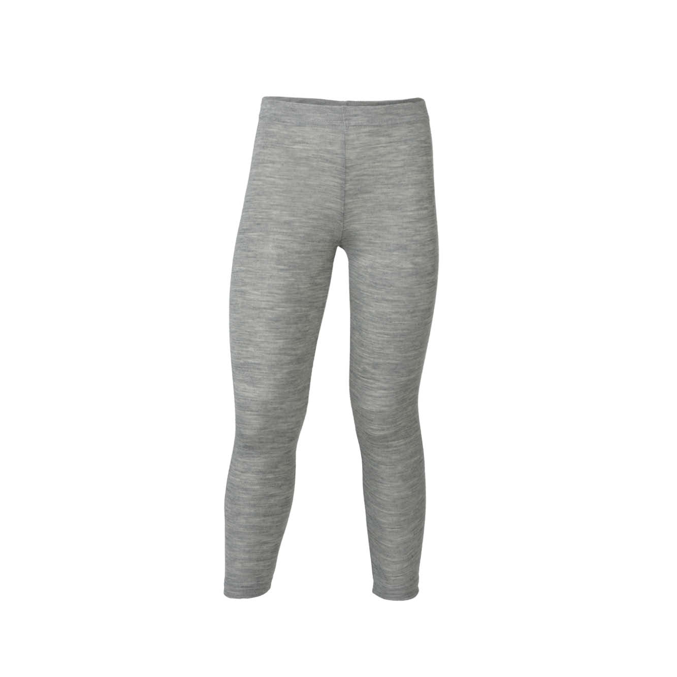 Wool/Silk Leggings in gray melange