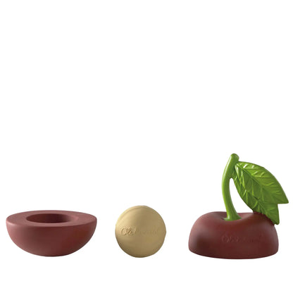 Stacking Toy &amp; Rattle Ball Cherry
