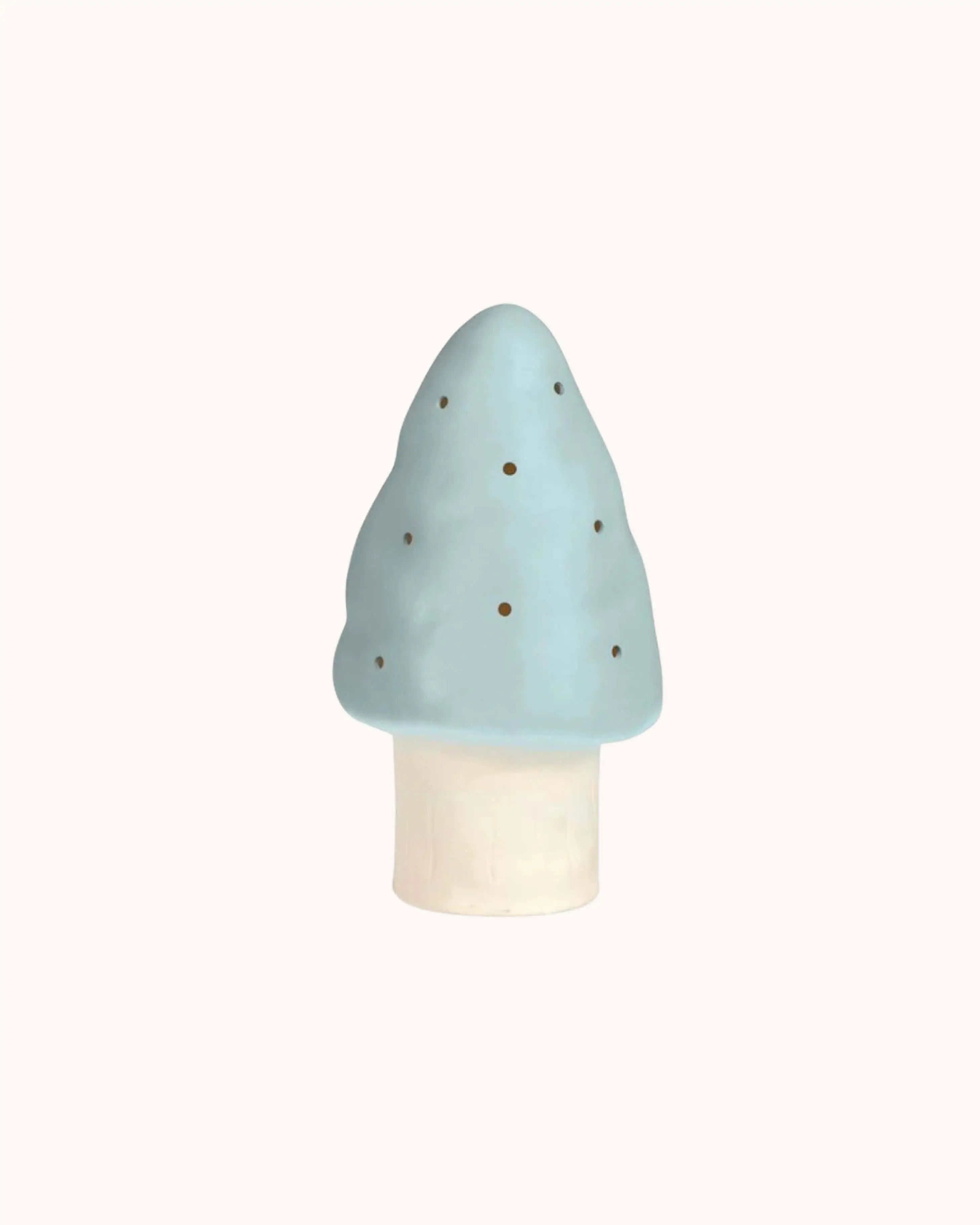 Small Mushroom Lamp in blue