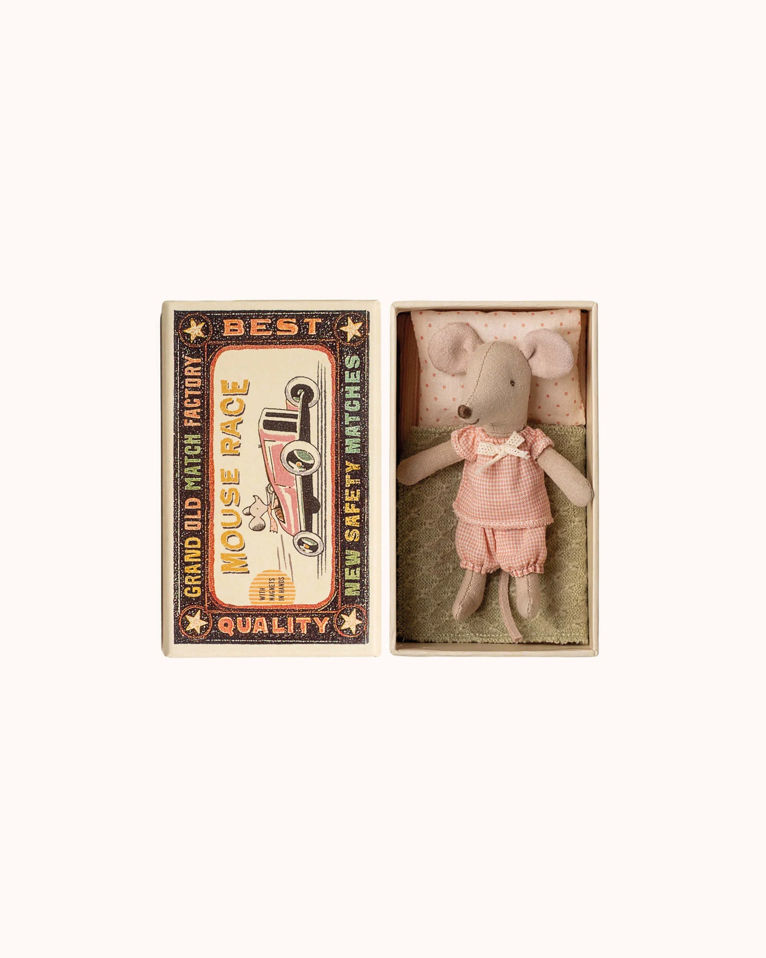 Little Sister Mouse in Matchbox