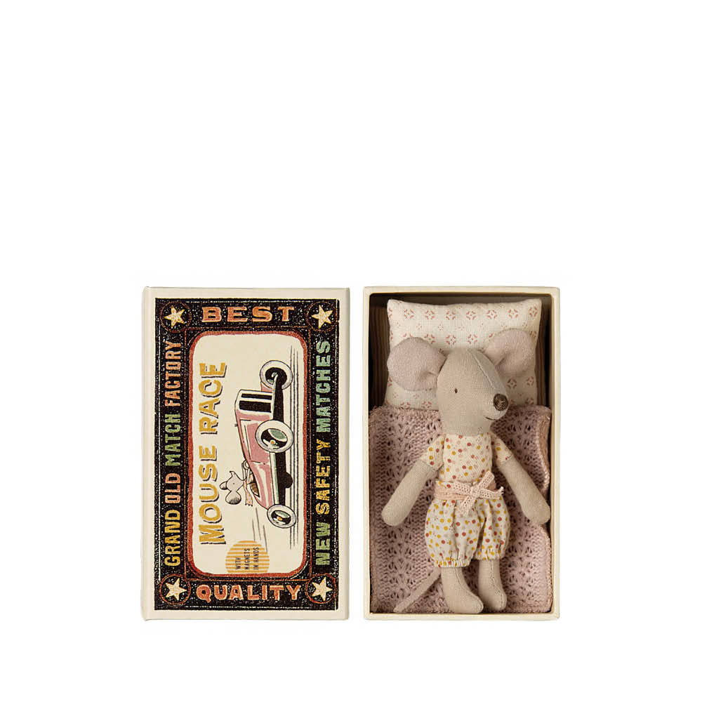 Little Sister Mouse in Matchbox