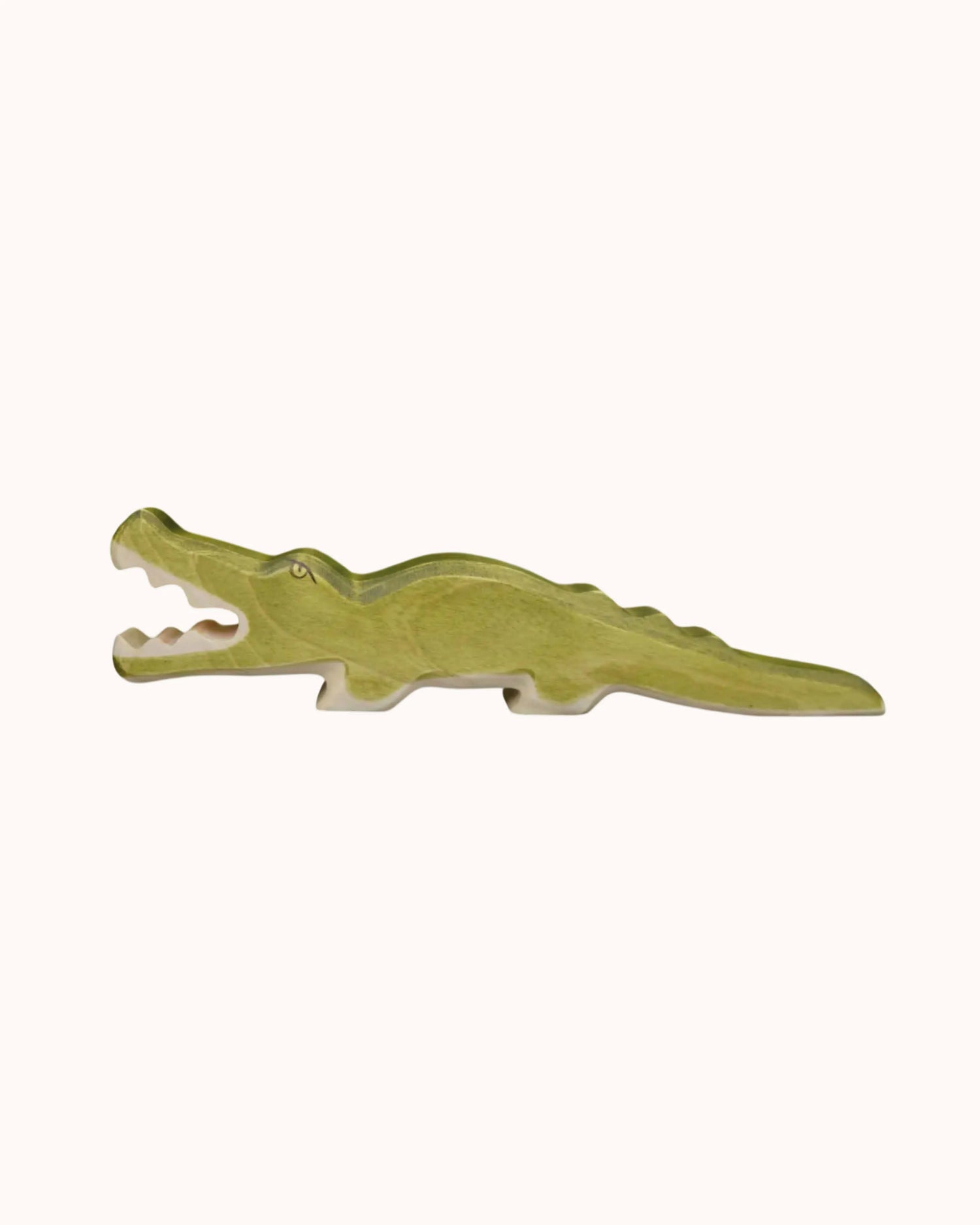 Holzfigur Krokodil