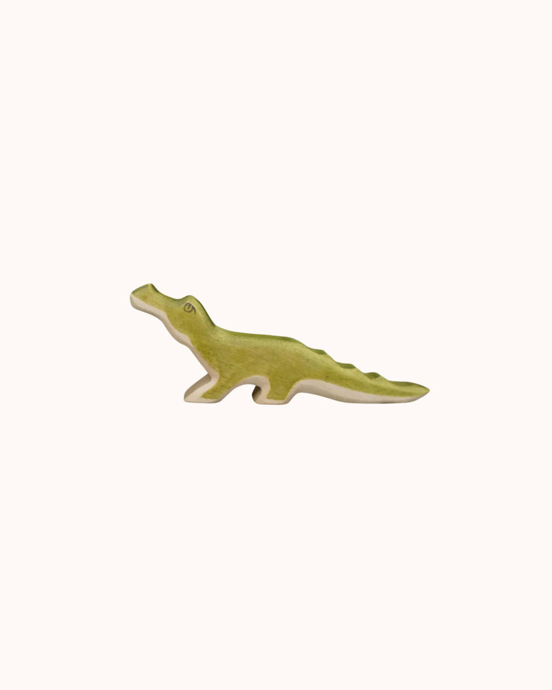 Holzfigur kleines Krokodil