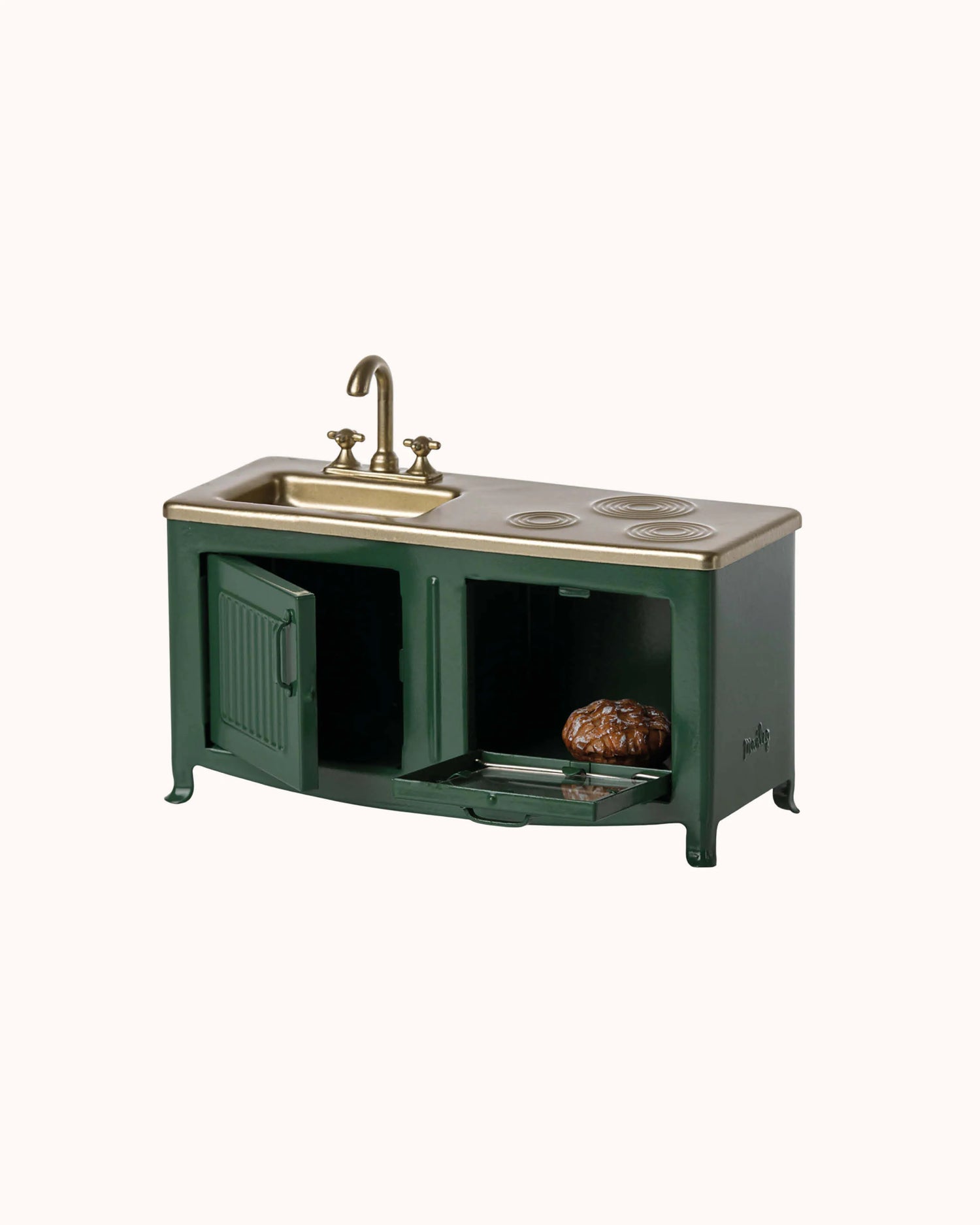 Mouse Kitchen in dark green
