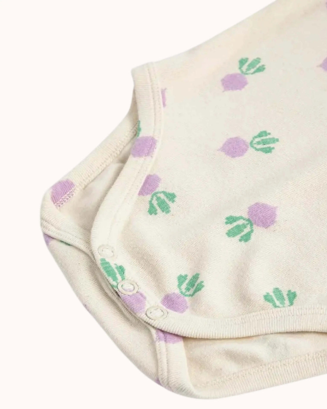 Kurzärmliger Baby Body Pixel Sugar Beet All Over