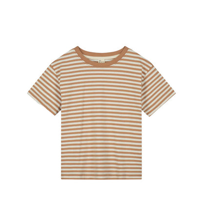 T-shirt oversize à manches courtes en biscuit/blanc cassé