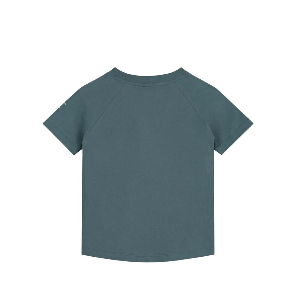Kurzärmliges T-Shirt in blue grey