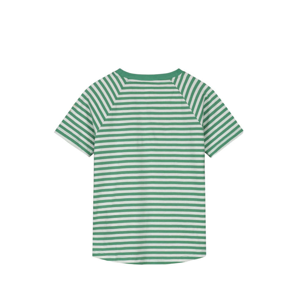 Kurzärmliges T-Shirt in bright green/off-white