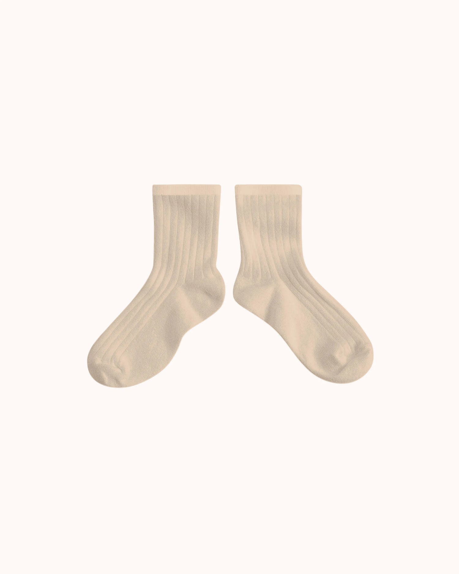 Gerippte Socken La Mini in sable