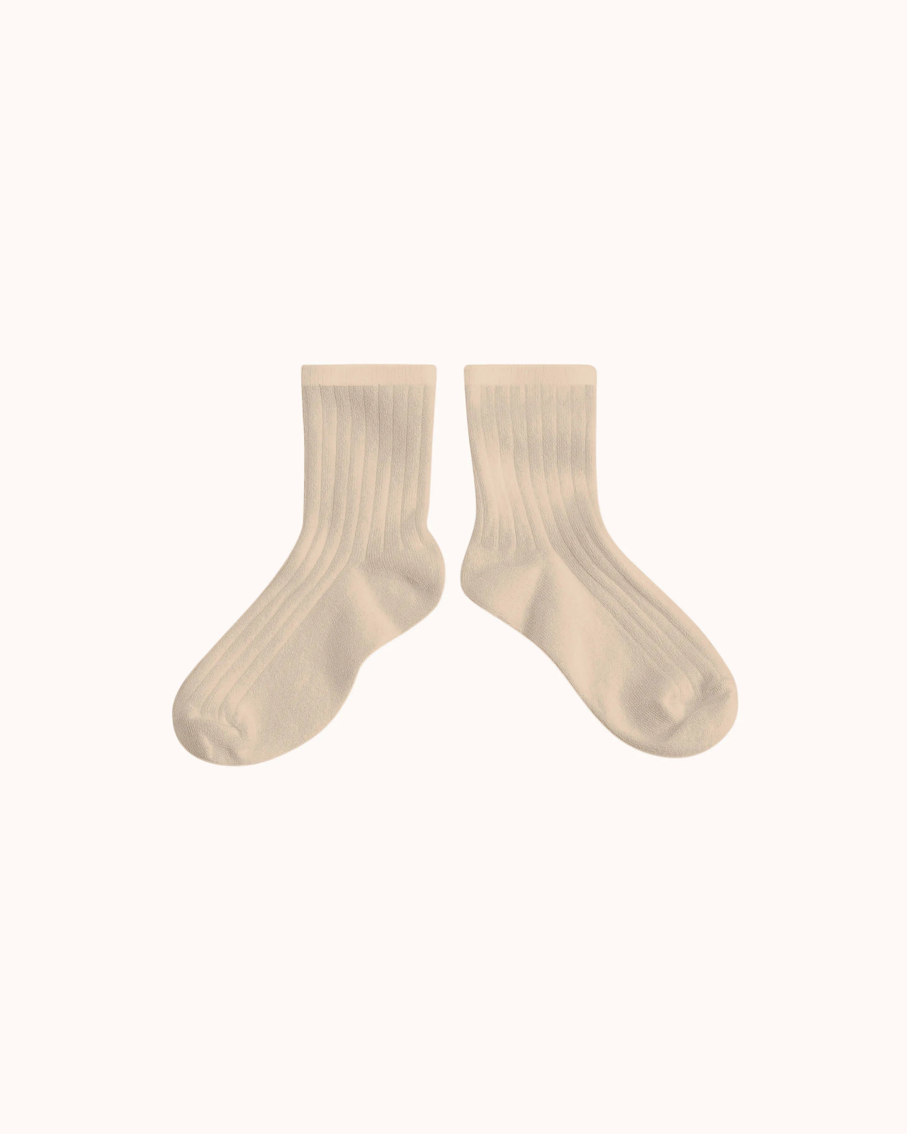 Gerippte Socken La Mini in sable