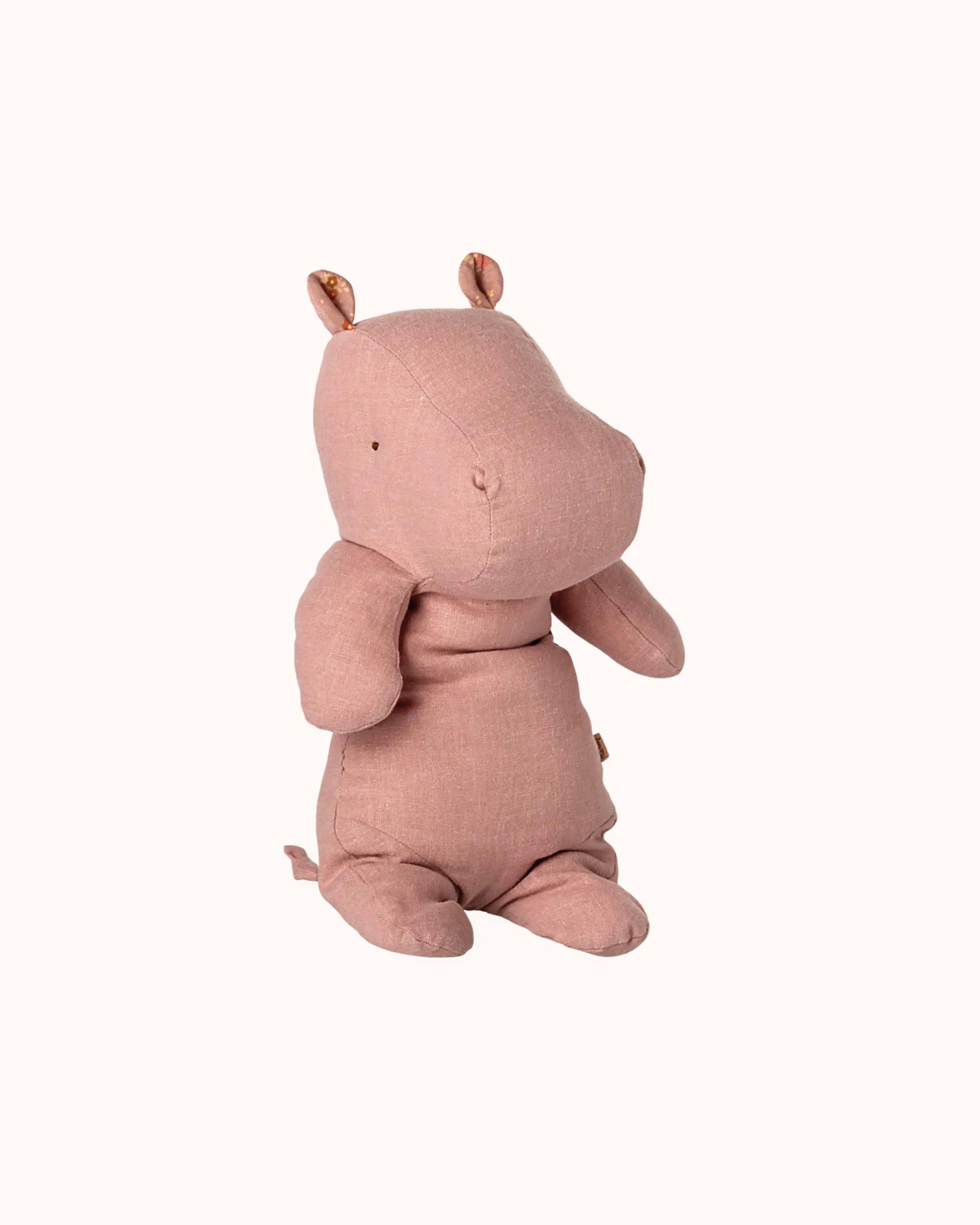 Cuddly Toy Hippo in pink