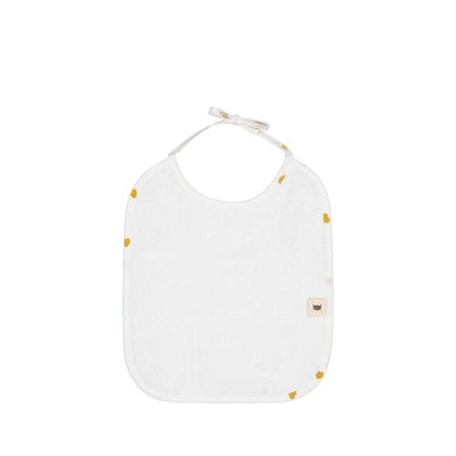 Bib Anna in heart mustard