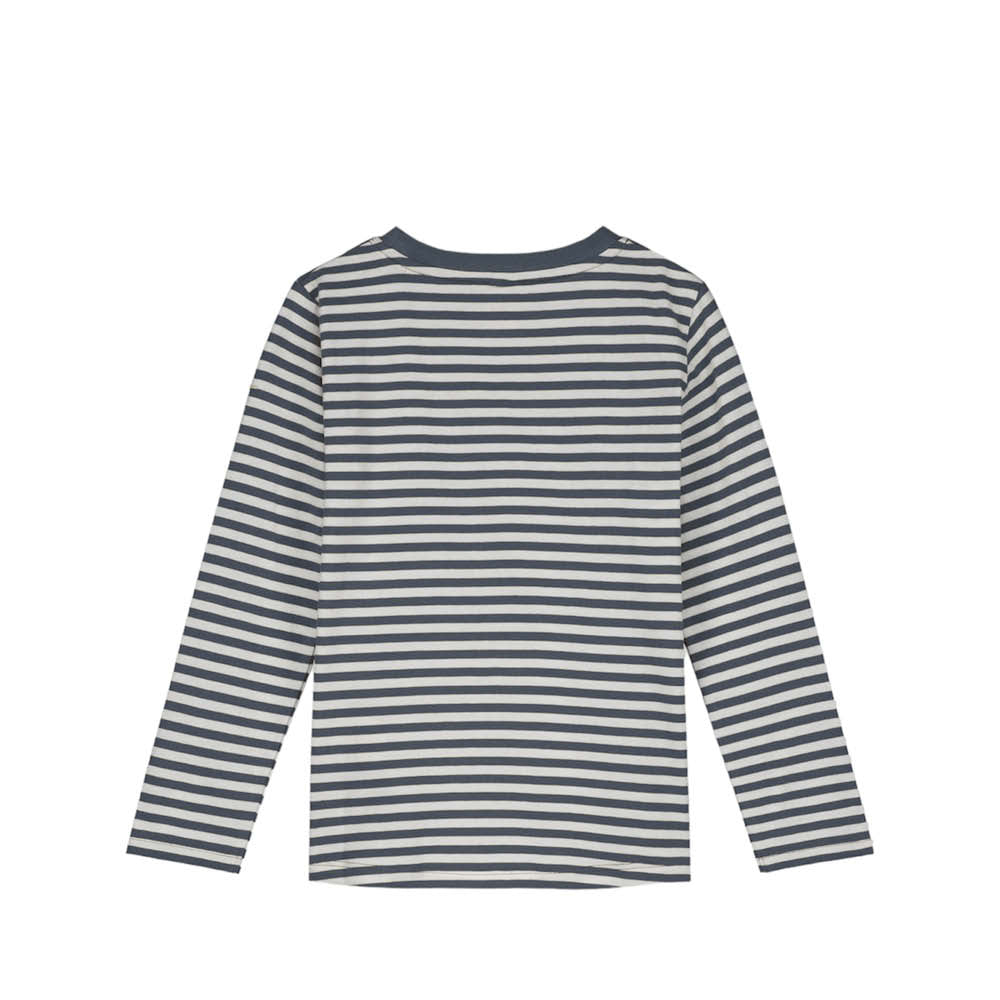 Langärmliges T-Shirt in blue grey/off-white