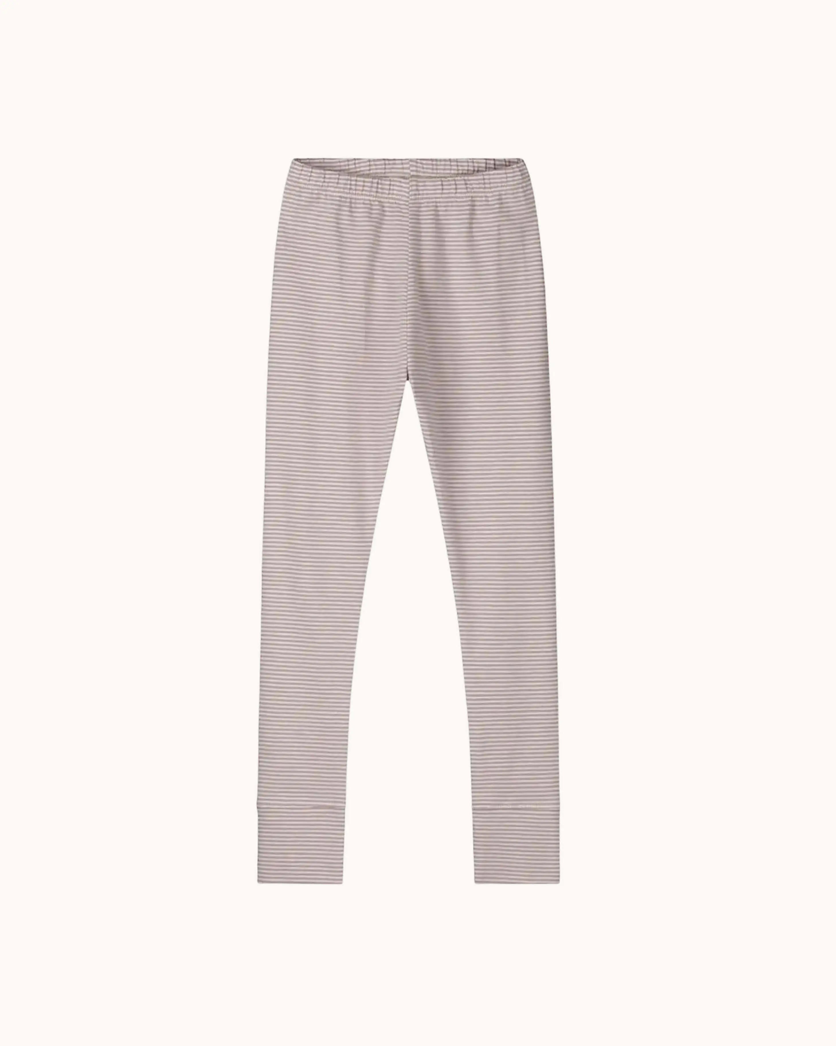 Leggings in berry/cream