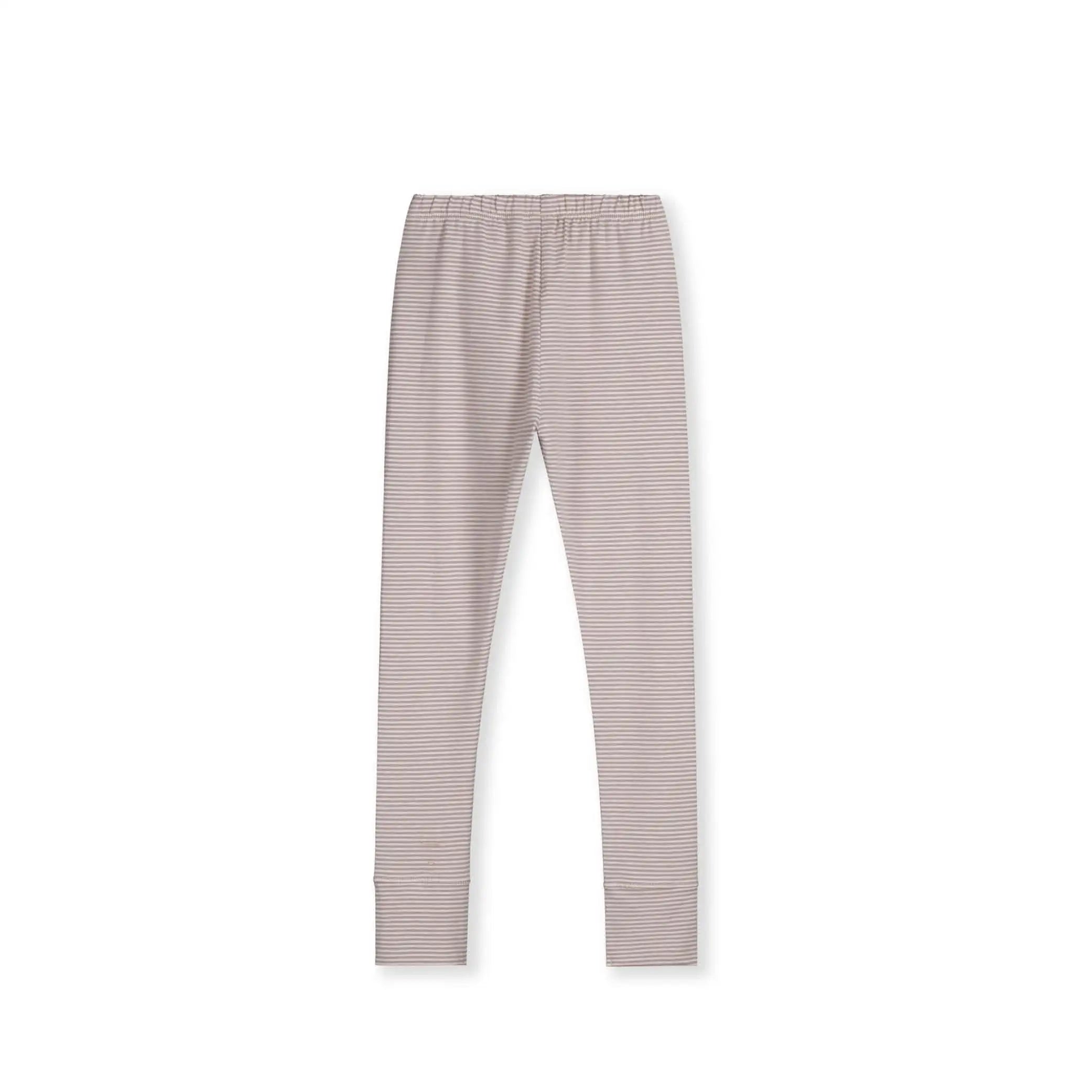 Leggings in berry/cream